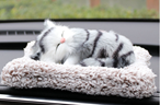 Furry Cat - Air-Purifying Sleeping Car Ornament